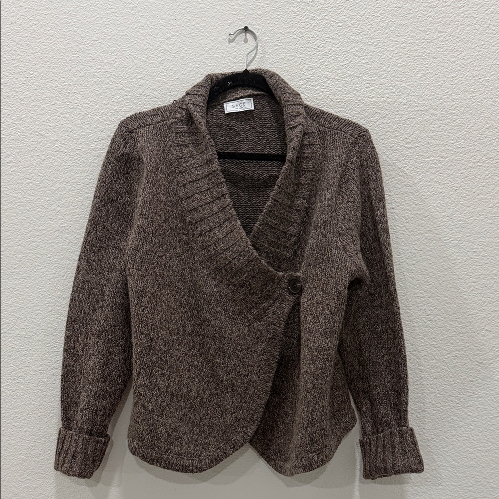 Sage the label Women's Brown cardigan size Large